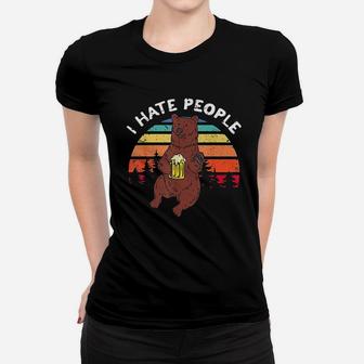 I Hate People Women T-shirt | Crazezy