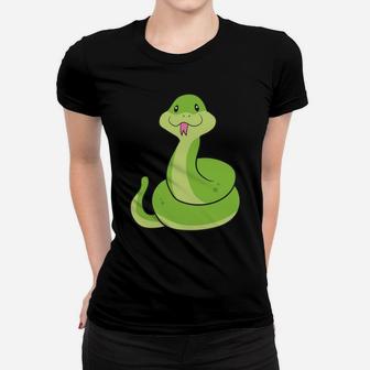 I Just Really Like Snakes Ok Funny Snake Reptile Python Women T-shirt | Crazezy CA