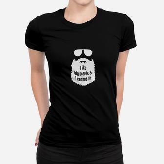 I Like Big White Beards Cool Statement Graphic Tee Women T-shirt - Thegiftio UK