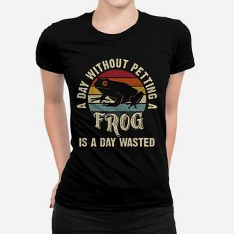 I Like Frog Funny Frog Lover Cute Vintage Animal Pet Cute Women T-shirt | Crazezy DE