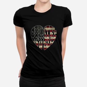 I Love America Country Music Women T-shirt | Crazezy UK