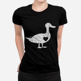 I Love Ducks T Design - Farmer Vintage Crazy White Fowl Women T-shirt | Crazezy CA