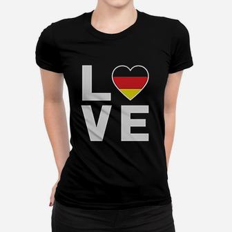 I Love Germany German Flag Women T-shirt | Crazezy DE