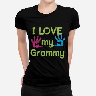 I Love My Grammy Women T-shirt | Crazezy