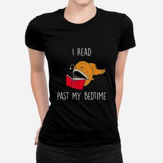 I Read Past My Bedtime Women T-shirt | Crazezy