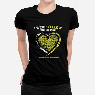 I Wear Yellow For My Mom Women T-shirt | Crazezy AU