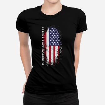 I Will Not Comply American Flag Sweatshirt Women T-shirt | Crazezy