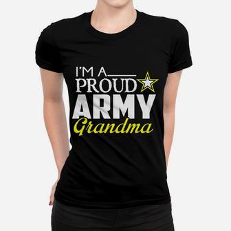 I'm A Proud Army Grandma Design Military Grandma Women T-shirt | Crazezy