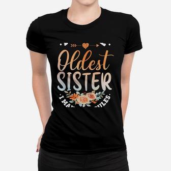 I'm The Oldest Sister I Make The Rules Big Sister Sweatshirt Women T-shirt | Crazezy