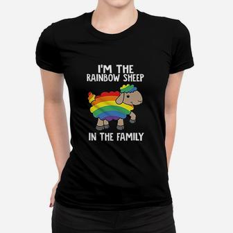 Im The Rainbow Sheep In The Family Lgbtq Pride Women T-shirt | Crazezy