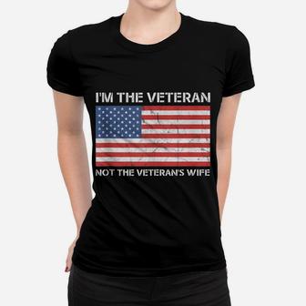 I'm The Veteran Not The Wife - Female American Pride Design Women T-shirt | Crazezy