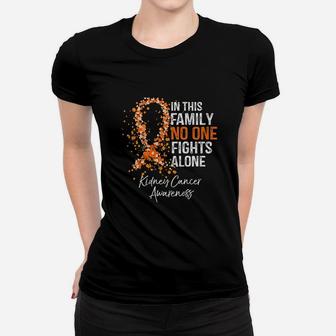 In This Family No One Fights Alone Women T-shirt | Crazezy