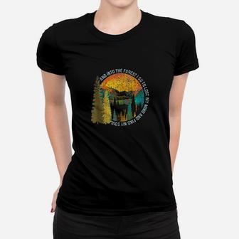 Into The Forest I Go Hiking Nature Lover Camping Gift Women T-shirt | Crazezy UK