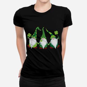 Irish Gnomes St Patricks Day Gnome Shamrock Women T-shirt | Crazezy