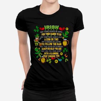 Irish Leprechaun Quote Statement Beer Shenanigan Women T-shirt - Monsterry