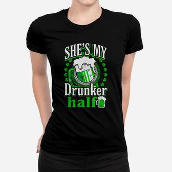 Irish Tshirts Men Couples Drinking St Patrick Day Bar Shirt Women T-shirt | Crazezy