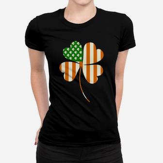 Irish Us American Flag St Patricks Day Women T-shirt - Monsterry