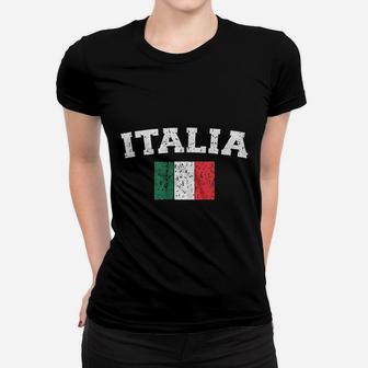 Italia Flag Women T-shirt | Crazezy