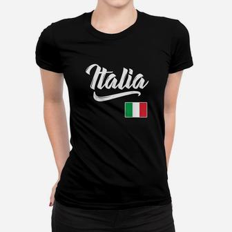 Italia Italian Flag Italy Italiano Heritage Gift Women T-shirt | Crazezy CA