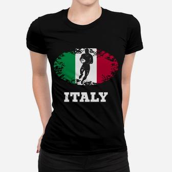 Italy Flag Rugby Team Women T-shirt | Crazezy