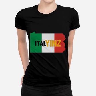 Italyinz | Funny Pittsburgh Italian Family Gift Design Women T-shirt | Crazezy