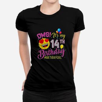 Its My 14Th Birthday Girl 14 Years Old Birthday Women T-shirt | Crazezy UK