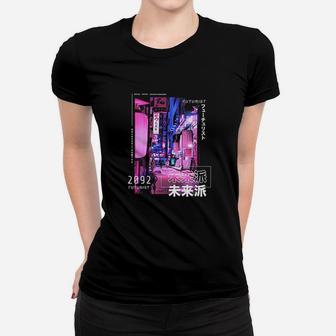 Japanese Street Cyberpunk Tokyo Streetwear Aesthetic Graphic Women T-shirt | Crazezy UK