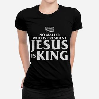 Jesus Is King Women T-shirt - Monsterry