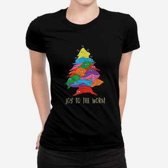 Joy To The Worm Women T-shirt | Crazezy CA