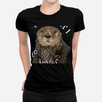 Just A Girl Who Loves Otters Cute Gifts For Women And Girls Women T-shirt | Crazezy