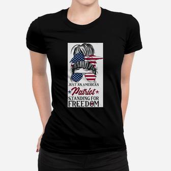 Just An American Patriot Standing For Medical Freedom Sweatshirt Women T-shirt | Crazezy