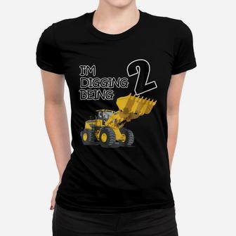 Kids 2Nd Birthday Construction Party 2 Years Toddler Kids Women T-shirt | Crazezy CA