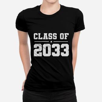 Kindergarten Class Of 2033 Navy Blue Women T-shirt | Crazezy UK