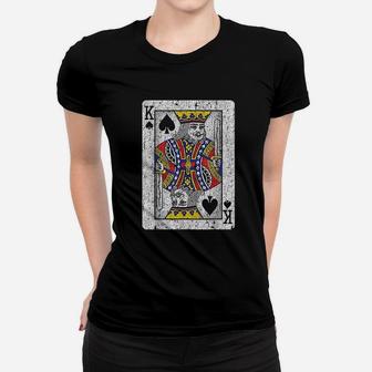 King Of Spades Card Women T-shirt | Crazezy AU