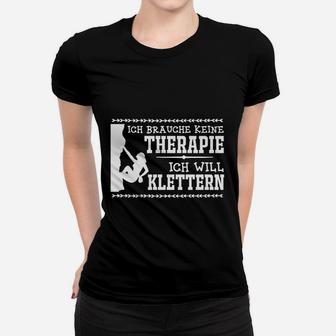 Klettern Statt Therapie Frauen T-Shirt - Seseable