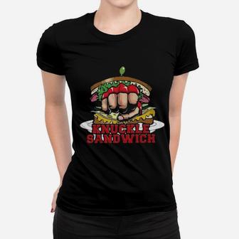 Knuckle Sandwich Art Women T-shirt - Monsterry