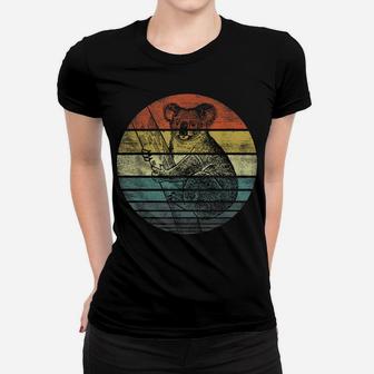 Koala Bear Gifts Retro Sunset Animal Lover Koala Silhouette Women T-shirt | Crazezy CA