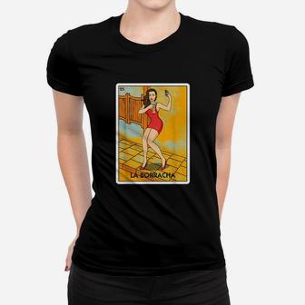 La Borracha Mexican Card Game Funny Drinking Beer Women T-shirt | Crazezy