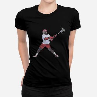 Lacrosse Bear Women T-shirt | Crazezy