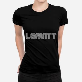 Leavitt Name Retro 60S 70S 80S Vintage Family Funny Women T-shirt | Crazezy