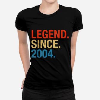 Legend Since 2004 Years Old Gifts 15Th Birthday Women T-shirt | Crazezy