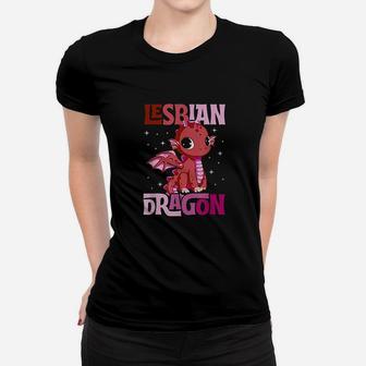 Lesbian Dragon Women T-shirt | Crazezy