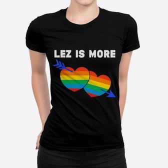 Lesbian Flag Rainbow Pride Lez Hearts Valentines Day Women T-shirt - Monsterry