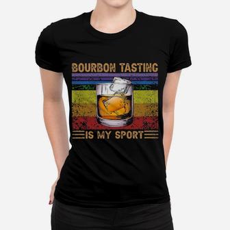 Lgbt Bourbon Tasting Is My Sport Vintage Retro Women T-shirt - Monsterry DE