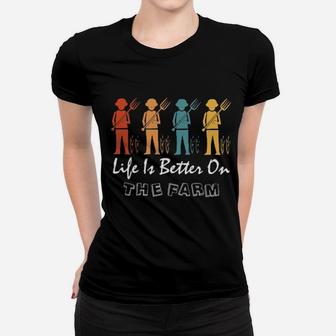 Life Is Better On The Farm Women T-shirt - Monsterry UK