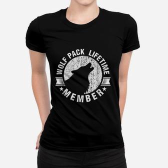 Lifetime Wolf Pack Member Women T-shirt - Thegiftio UK