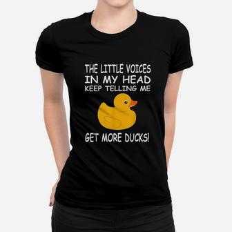 Little Voices Get More Ducks Women T-shirt | Crazezy
