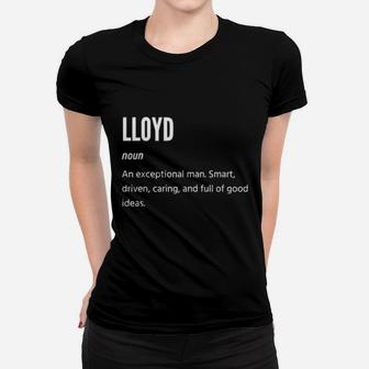 Lloyd Noun An Exceptional Man Women T-shirt - Monsterry