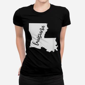 Louisiana Gift Roots State Map Home Love Women T-shirt - Thegiftio UK