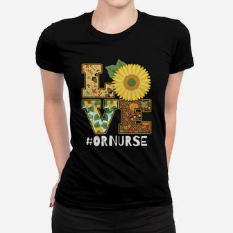Love Sunflower Or Nurse Birthday Thanksgiving Xmas Women T-shirt - Monsterry